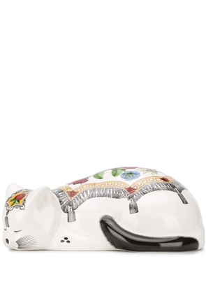 Fornasetti Cat Mantellato - White