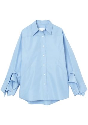 3.1 Phillip Lim draped-cuff poplin shirt - White