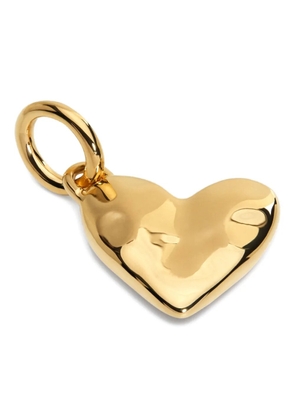 Monica Vinader 18K gold-vermeil heart-pendant necklace