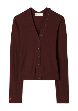 Tory Burch v-neck cardigan - Red