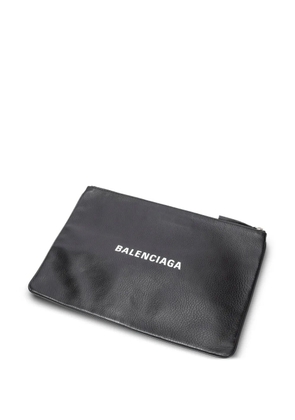 Balenciaga Pre-Owned 2000s logo zip clutch - Black