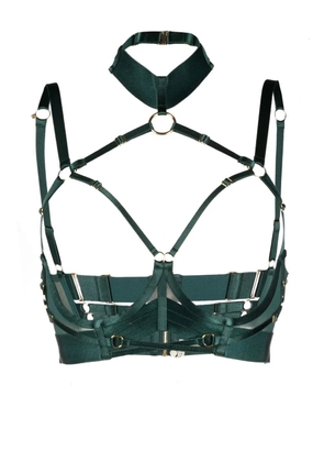 Bordelle Kora Eden bodice bra - Green