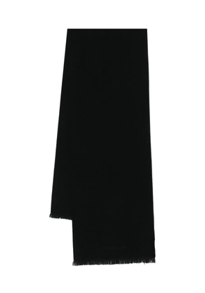Corneliani fringed-edges scarf - Black