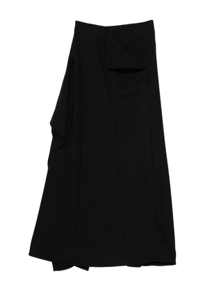 Yohji Yamamoto panelled skirt - Black
