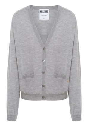 Moschino V-neck cardigan - Grey
