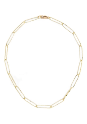 Wouters & Hendrix Gold 18K yellow gold hammered-link necklace