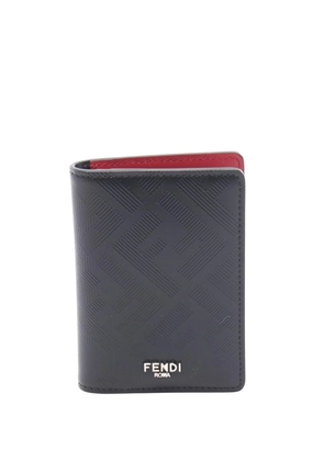 Fendi Pre-Owned 2012-2025 Leather Shadow Case card holder - Black