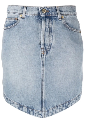 Alexandre Vauthier high-waisted denim skirt - Blue