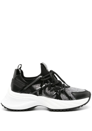PINKO Love Birds-detail chunky sneakers - Black