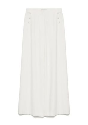 SHIATZY CHEN high-waisted button-detailed trousers - White