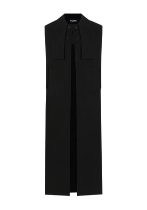 Dolce & Gabbana crepe coat - Black