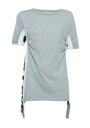 Stella McCartney Pre-Owned All Is Love ruched-side panelled T-shirt - Grey
