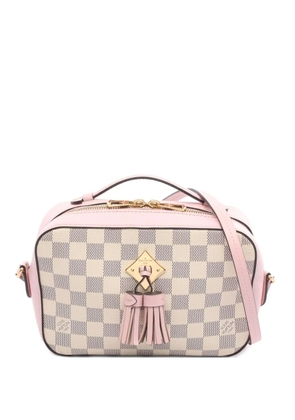 Louis Vuitton Pre-Owned 2019 Saintonge Damier Azur shoulder bag - Pink