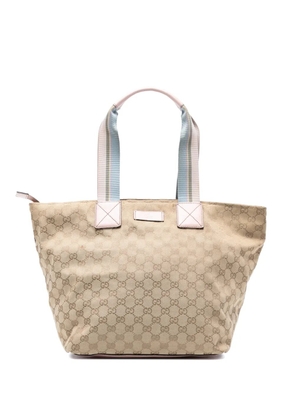 Gucci Pre-Owned 2016-2025 GG Canvas Web tote bag - Brown