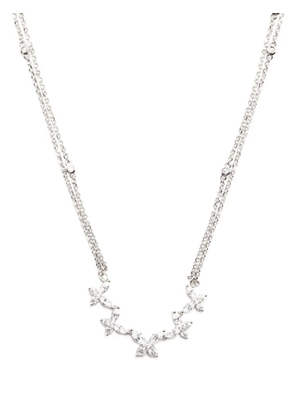 APM Monaco butterfly pendant silver-plated necklace