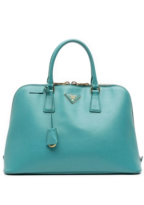 Prada Pre-Owned 2000-2025 Large Saffiano Lux Promenade satchel - Blue