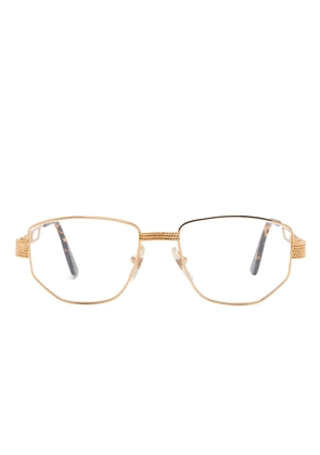 Tiffany & Co. Pre-Owned navigator-frame glasses - Gold