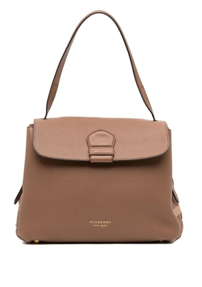 Burberry Pre-Owned 2000-2017 Medium Calfskin and House Check Camberley satchel - Brown