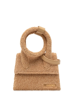 Jacquemus Pre-Owned 2010-2025 Boucle Raffia Le Chiquito Noeud satchel - Brown