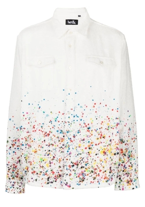 Haculla terry-cloth long-sleeved shirt - White