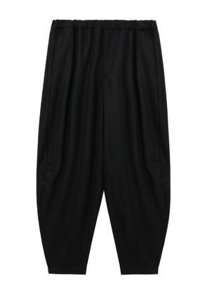 Black Comme Des Garçons elastic-waist trousers