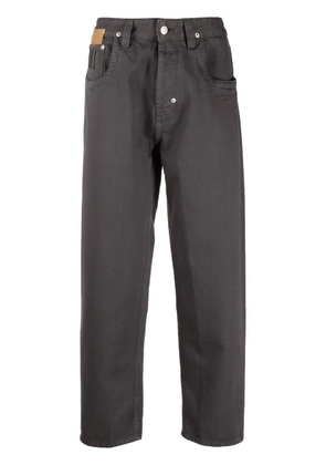 Craig Green straight-leg cropped jeans - Grey