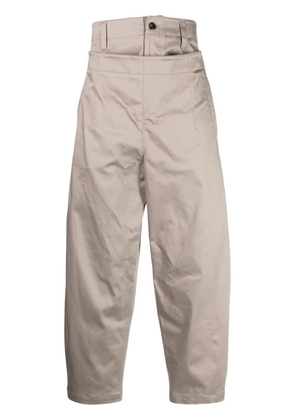 SONGZIO wide-leg tailored trousers - Brown