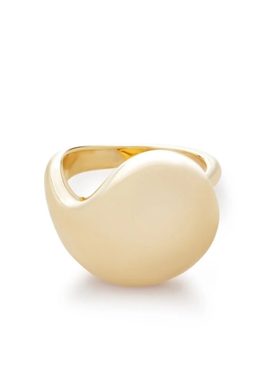 Monica Vinader Nura gold-vermeil ring