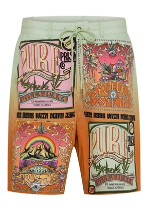 Camilla Lets Chase Rainbows bermuda shorts - Green