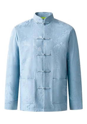 Shanghai Tang jacquard shirt - Blue