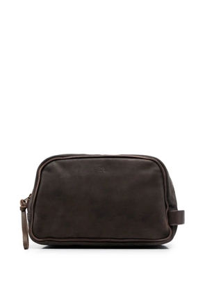 Ralph Lauren RRL leather travel wash bag - Brown