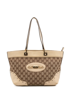 Gucci Pre-Owned 2016-2025 GG Canvas Punch tote bag - Brown