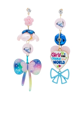 Amir Slama Bijoux bow-motif drop earrings - Multicolour