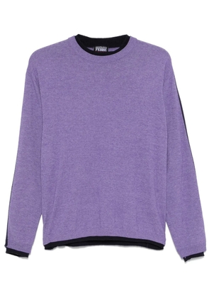Gianfranco Ferré Pre-Owned 2000s layered sweater - Purple