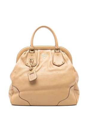 Prada Pre-Owned 2000-2013 Cervo Antik Frame handbag - Brown