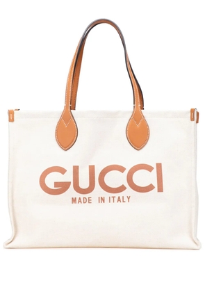 Gucci Pre-Owned 2016-2025 Large Canvas Logo tote bag - Brown