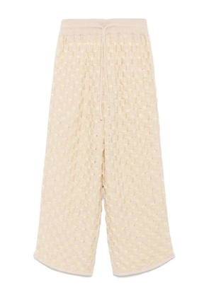 Isa Boulder Rectangle trousers - Neutrals
