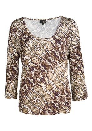 Just Cavalli Vintage pre-owned animal-print top - Brown