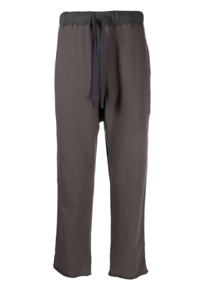 White Mountaineering drawstring cotton track pants - Grey