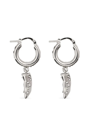 Marni crystal-embellished hoop earrings - Silver