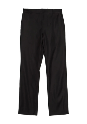 JOSEPH wool straight-leg trousers - Black