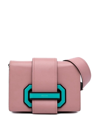 Prada Pre-Owned 2021-2025 City Calf Plex Ribbon crossbody bag - Pink