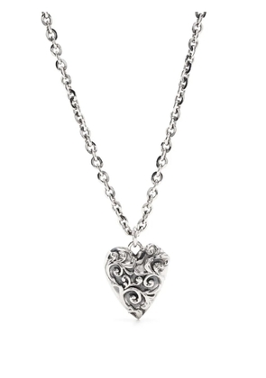 Emanuele Bicocchi Large arabesque heart Pendant - Silver