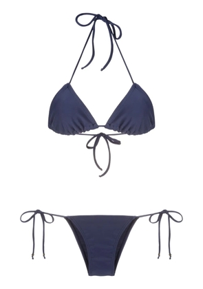 Amir Slama halterneck triangle bikini - Blue