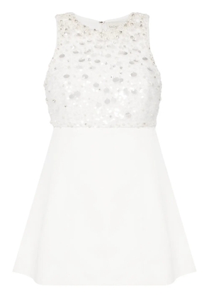 Sachin & Babi Pia faux-pearl mini dress - White