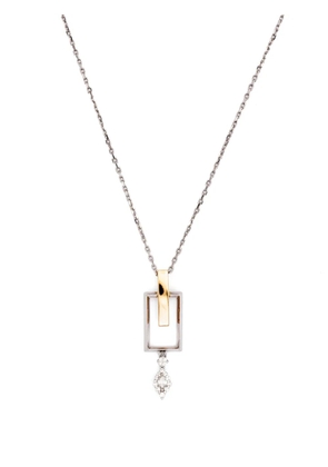 Yeprem 18kt white and yellow gold diamond necklace - Silver
