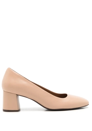 Sarah Chofakian Beauvoir 45mm leather pumps - Neutrals