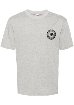 Ground Zero logo-print cotton T-shirt - Grey