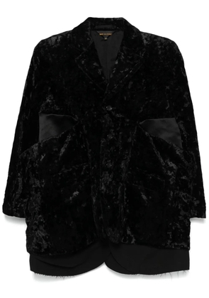 Comme Des Garçons velvet blazer - Black