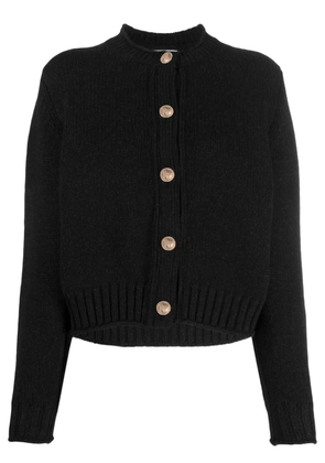 Barrie button-up cashmere cardigan - Black